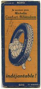 Bibendum dans un pneu