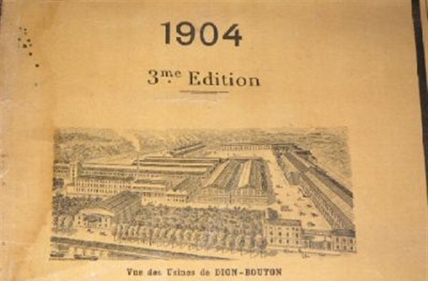 De DION BOUTON D&eacute;tail dos
