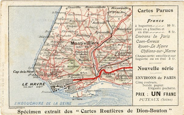 De DION BOUTON cartes postales 