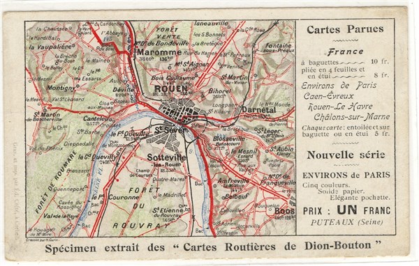 De DION BOUTON cartes postales 