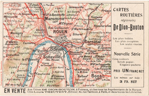 De DION BOUTON cartes postales 