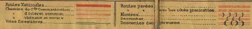  D&eacute;tail d'une nomenclature des premi&egrave;res cartes 