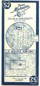 Cartes Michelin 1944 2 couleurs
